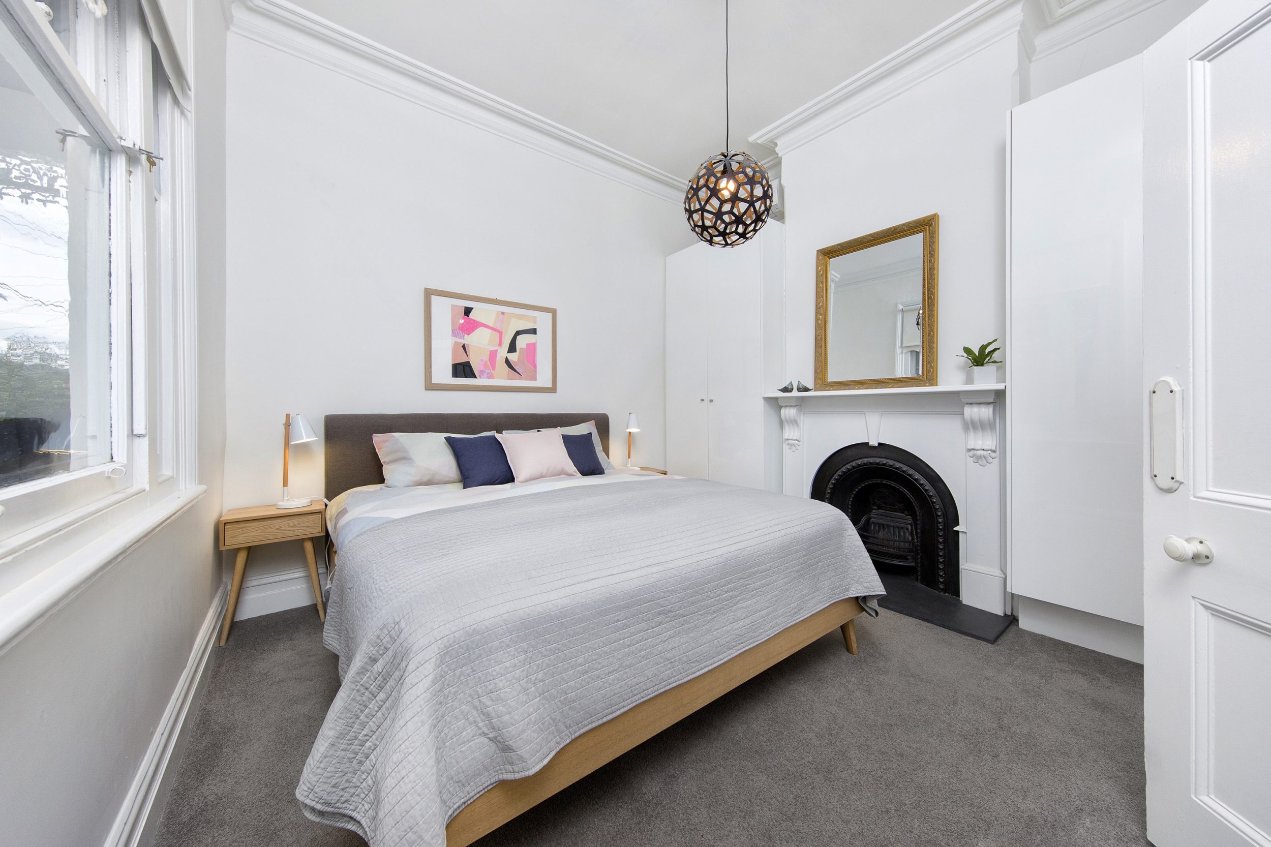 George Street House - renovated bedroom