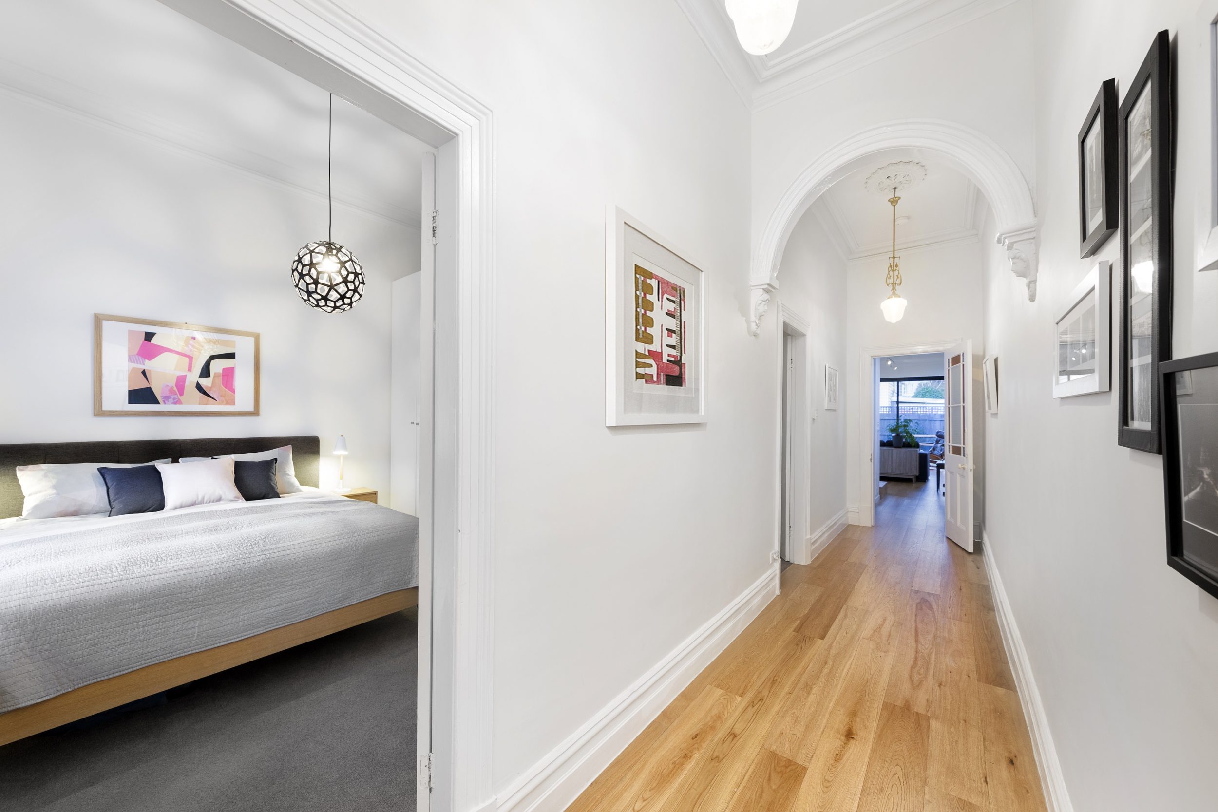 George Street House - renovated hallway