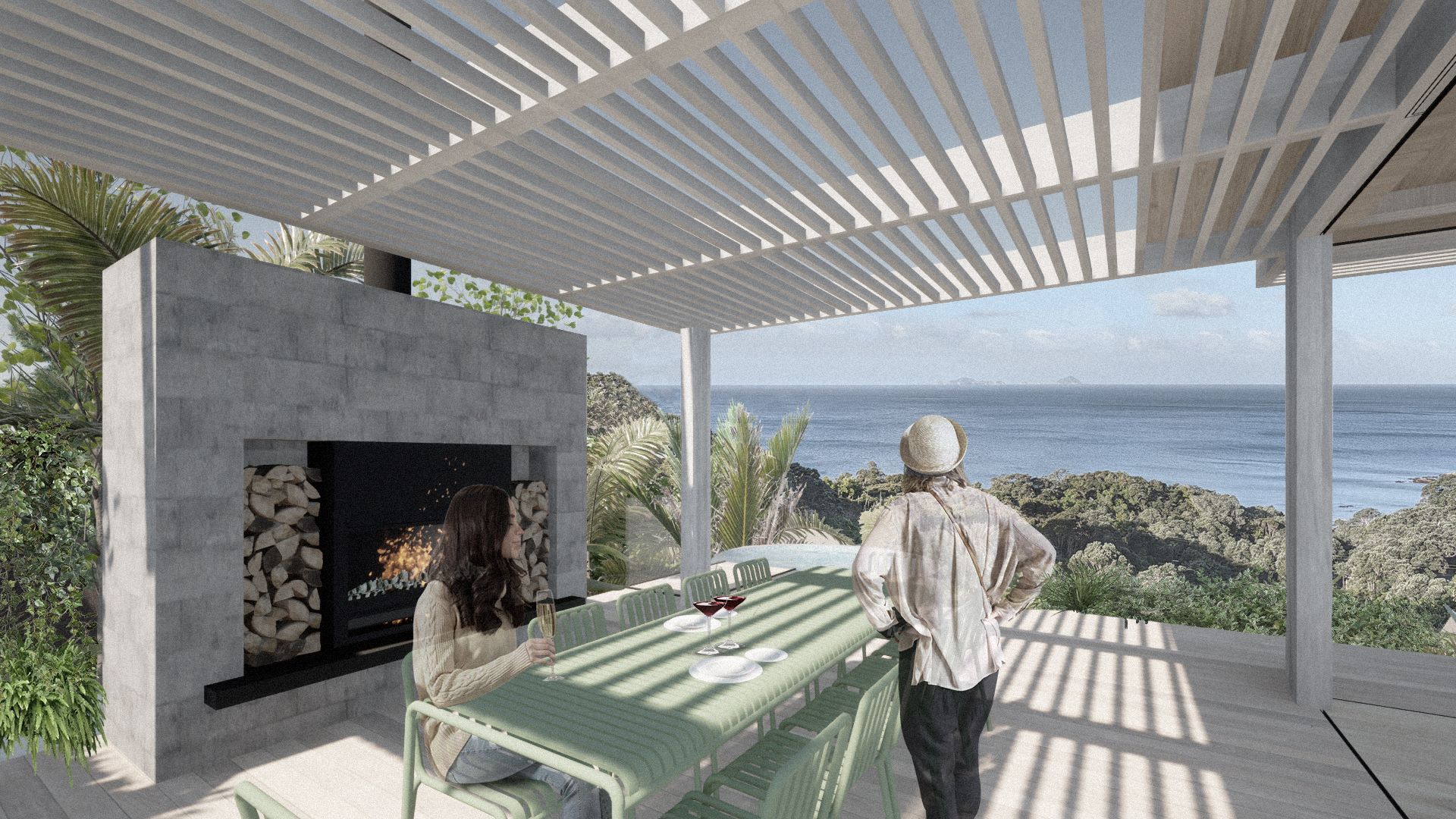 Te Karo House 2 - outdoor living